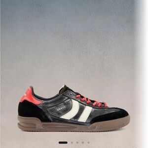 Coolway Black and Red Sneakers with White Stripes